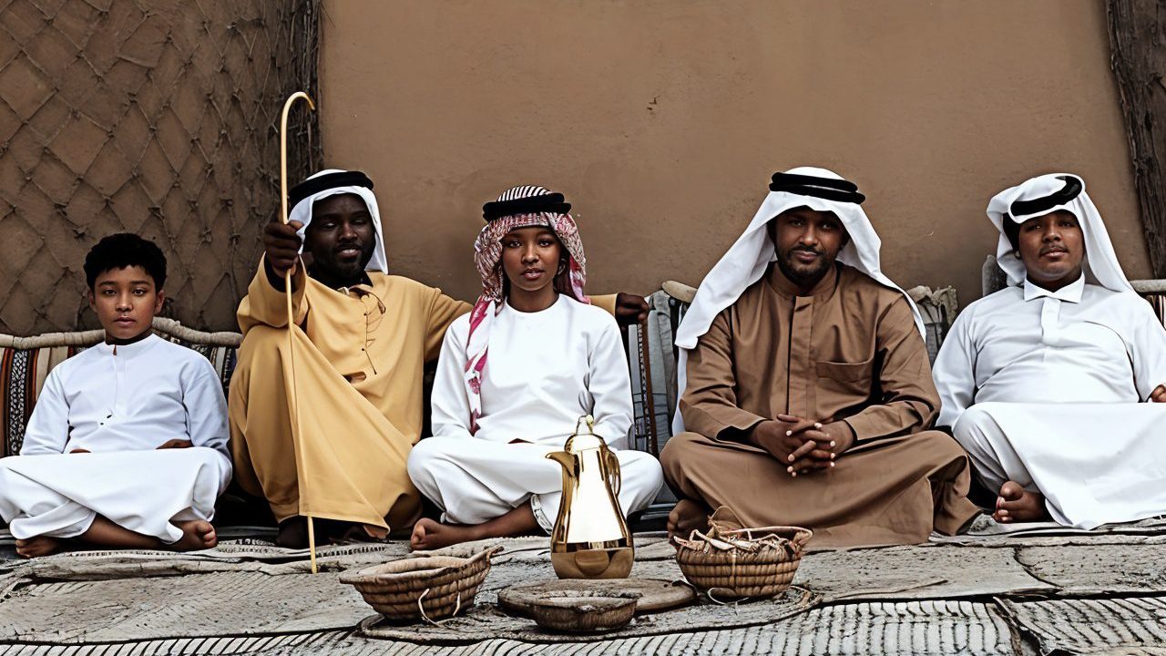 boys wearing Dishdasha