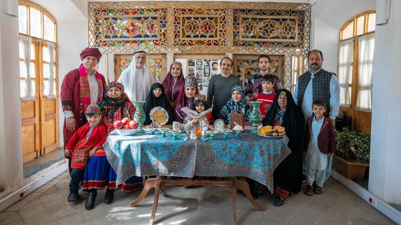 Haft-Seen table for Nowruz in Iran traditions