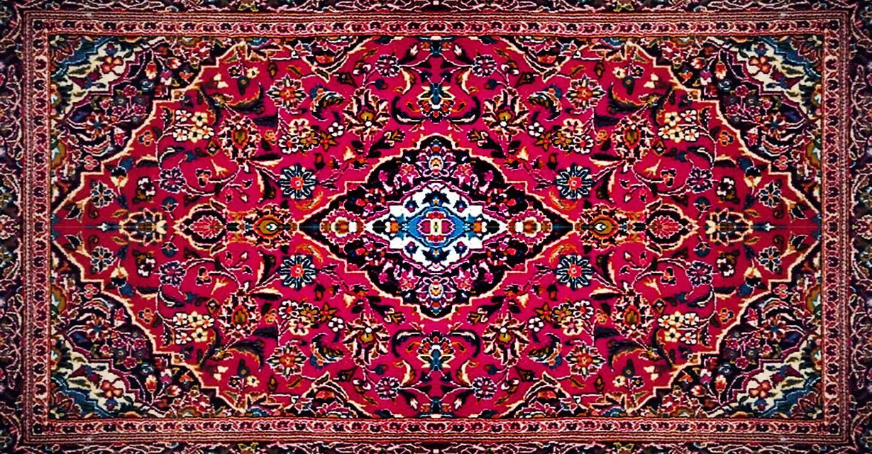 One of the carpets woven by Molook