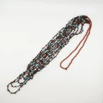 tribal strand necklace with aromatic clove beads