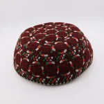 Side angle showing height and protective Tirane linear patterns – rare Atabay tribal piece