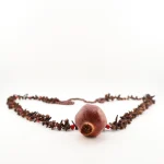 Persian handicraft aromatic clove necklace, ethnic tribal design